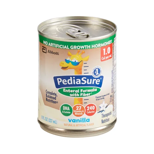 PediaSure® Enteral Formula with Fiber, Vanilla, 8-ounce Can