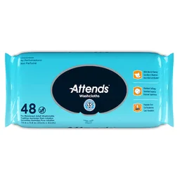 Attends® Unscented Personal Cleansing Wipe