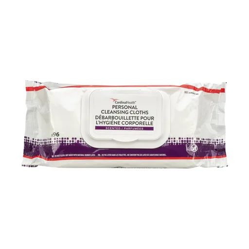 Cardinal Health™ Personal Cleansing Cloths, Nonflushable