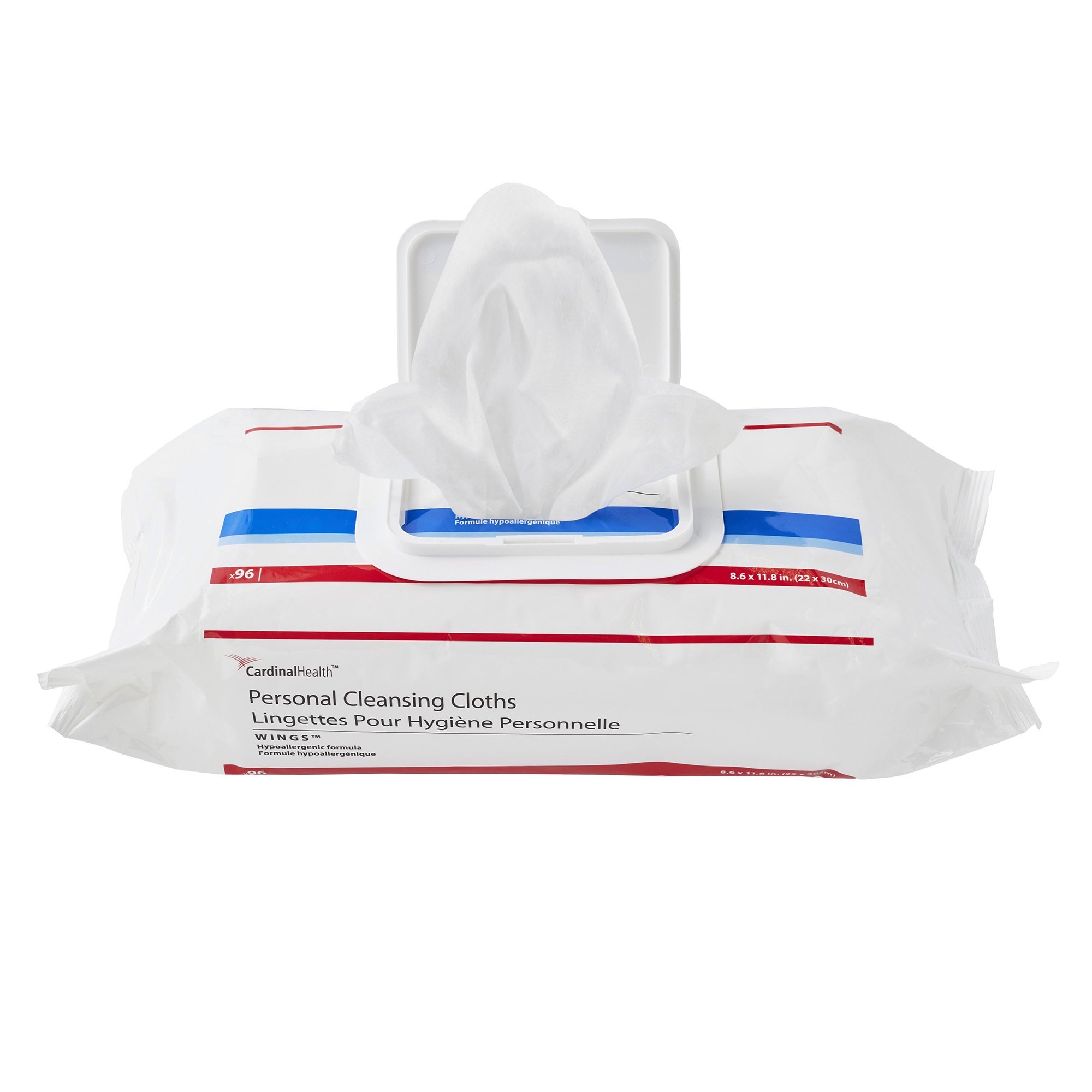 Cardinal Health™ Wings™ Personal Cleansing Cloths, Soft Pack, - Image 3