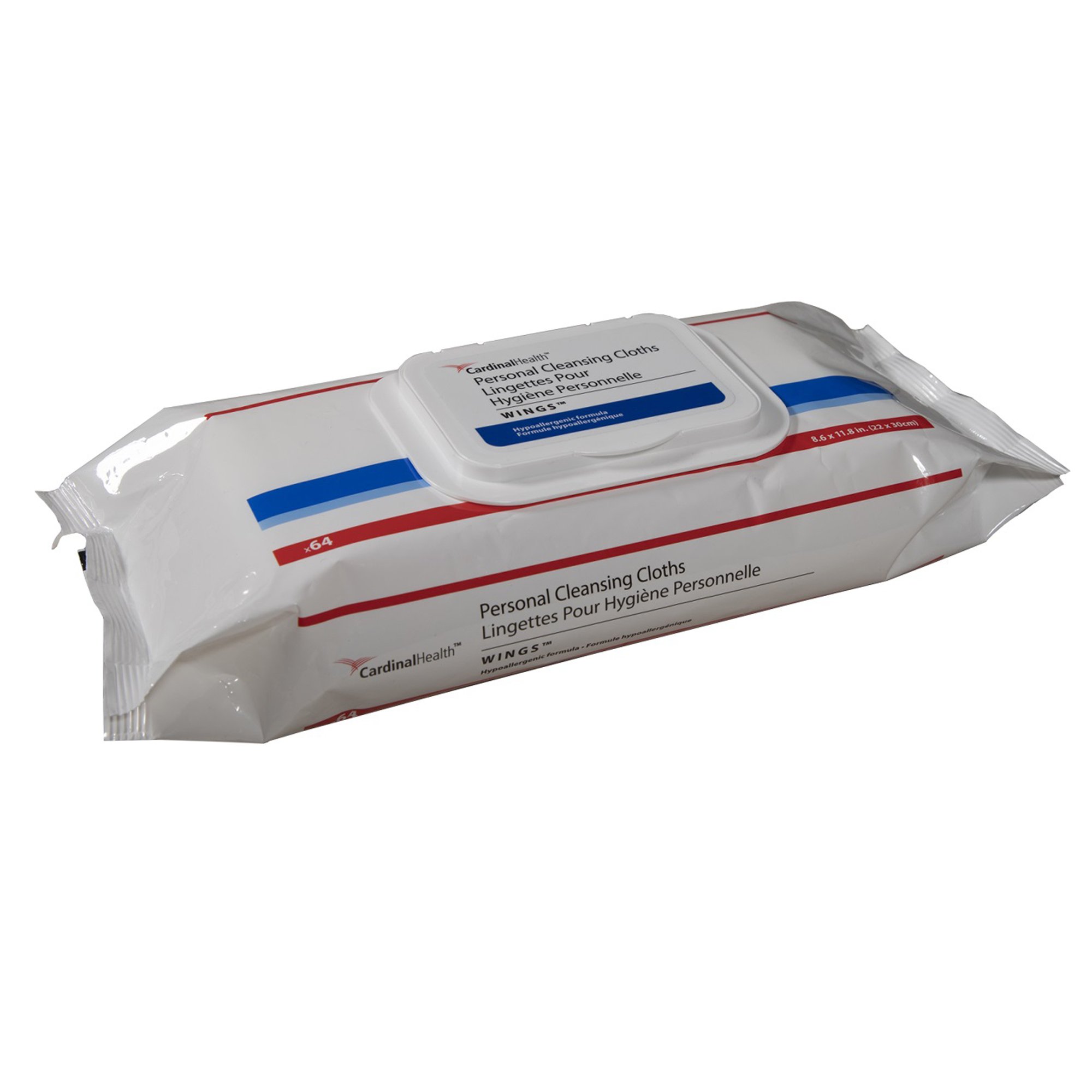 Cardinal Health™ Wings™ Personal Cleansing Cloths, Soft Pack, 64 ct. - Image 2