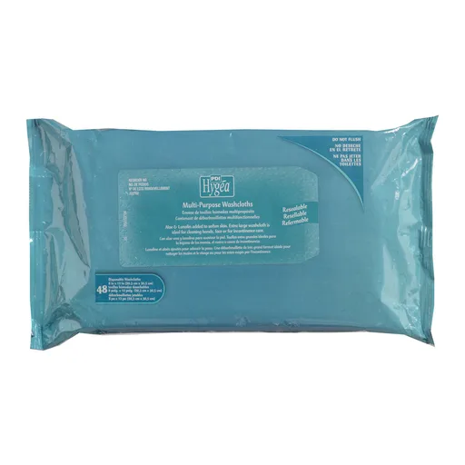 Hygea® Scented Multi-Purpose Personal Cleansing Wipe, 8 x 12 Inch