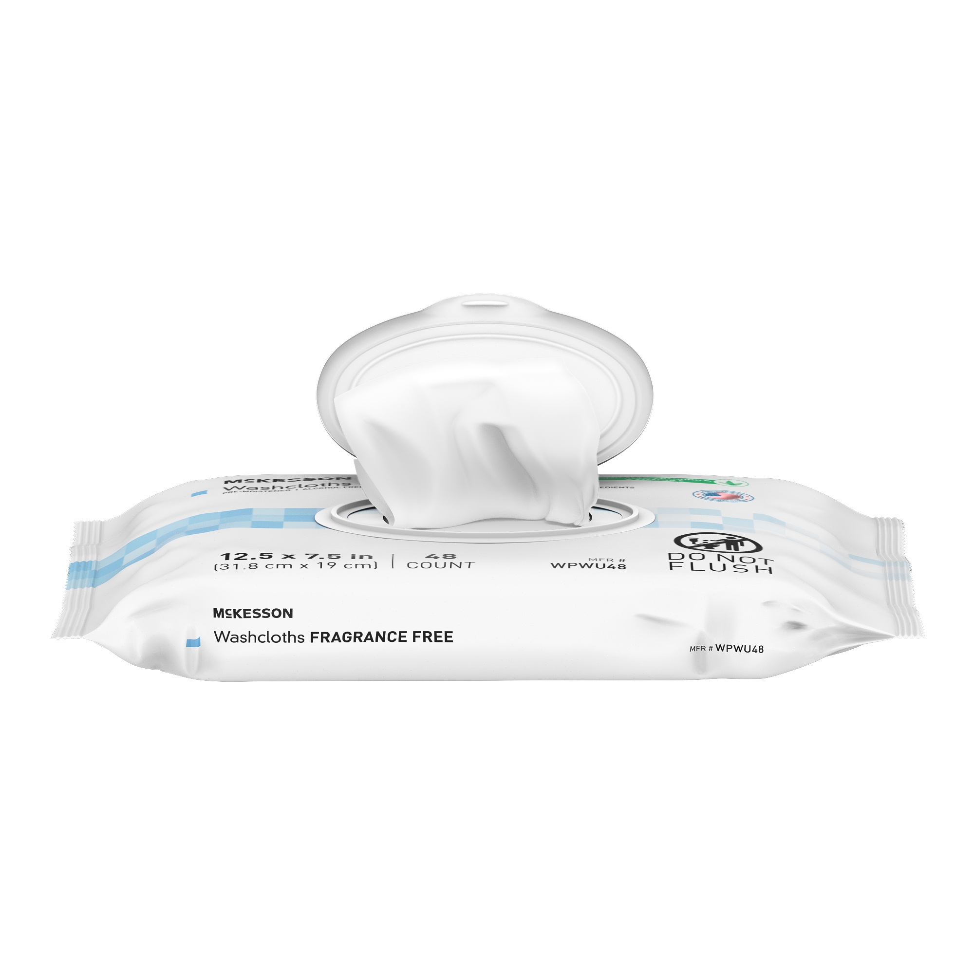 McKesson Fragrance Free Personal Cleansing Wipe - Image 3