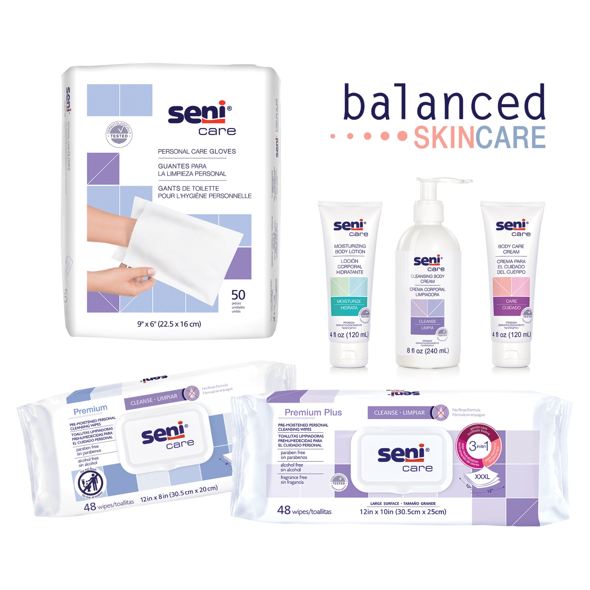 Seni® Care Premium Personal Cleansing Wipes - Image 2