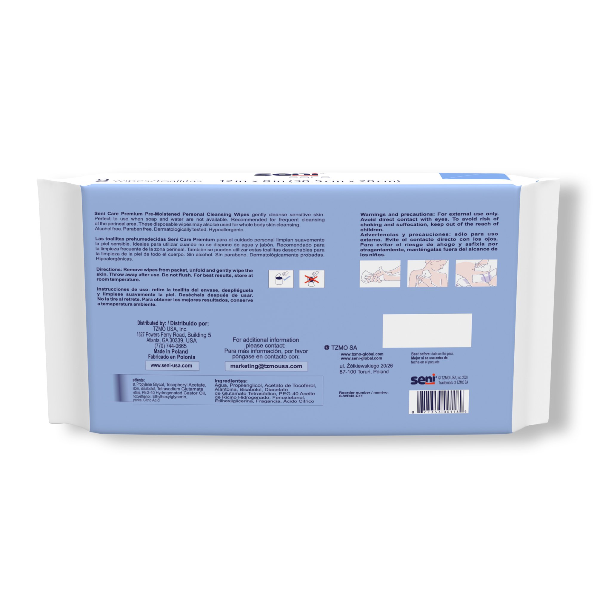Seni® Care Premium Personal Cleansing Wipes - Image 4