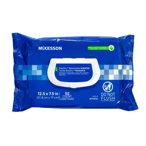 StayDry® Scented Personal Wipe, 50 Count Soft Pack