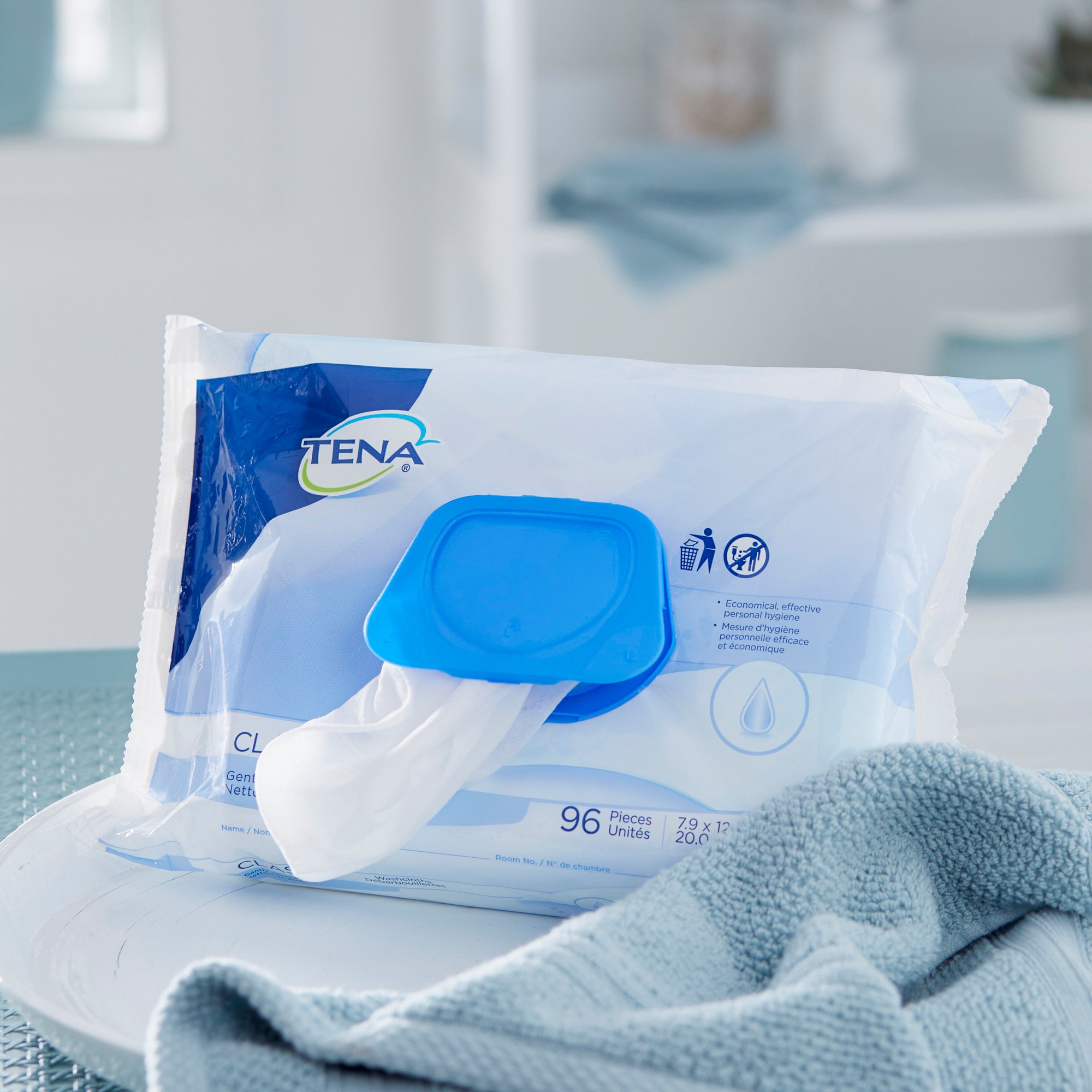 Tena ProSkin™ Classic Scented Classic Personal Cleansing Wipe, Soft Pack - Image 6