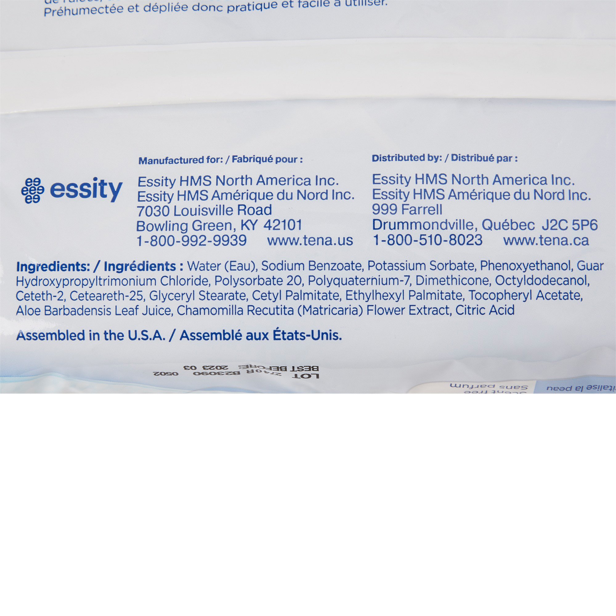Tena ProSkin™ Ultra Personal Cleansing Wipe - Image 3