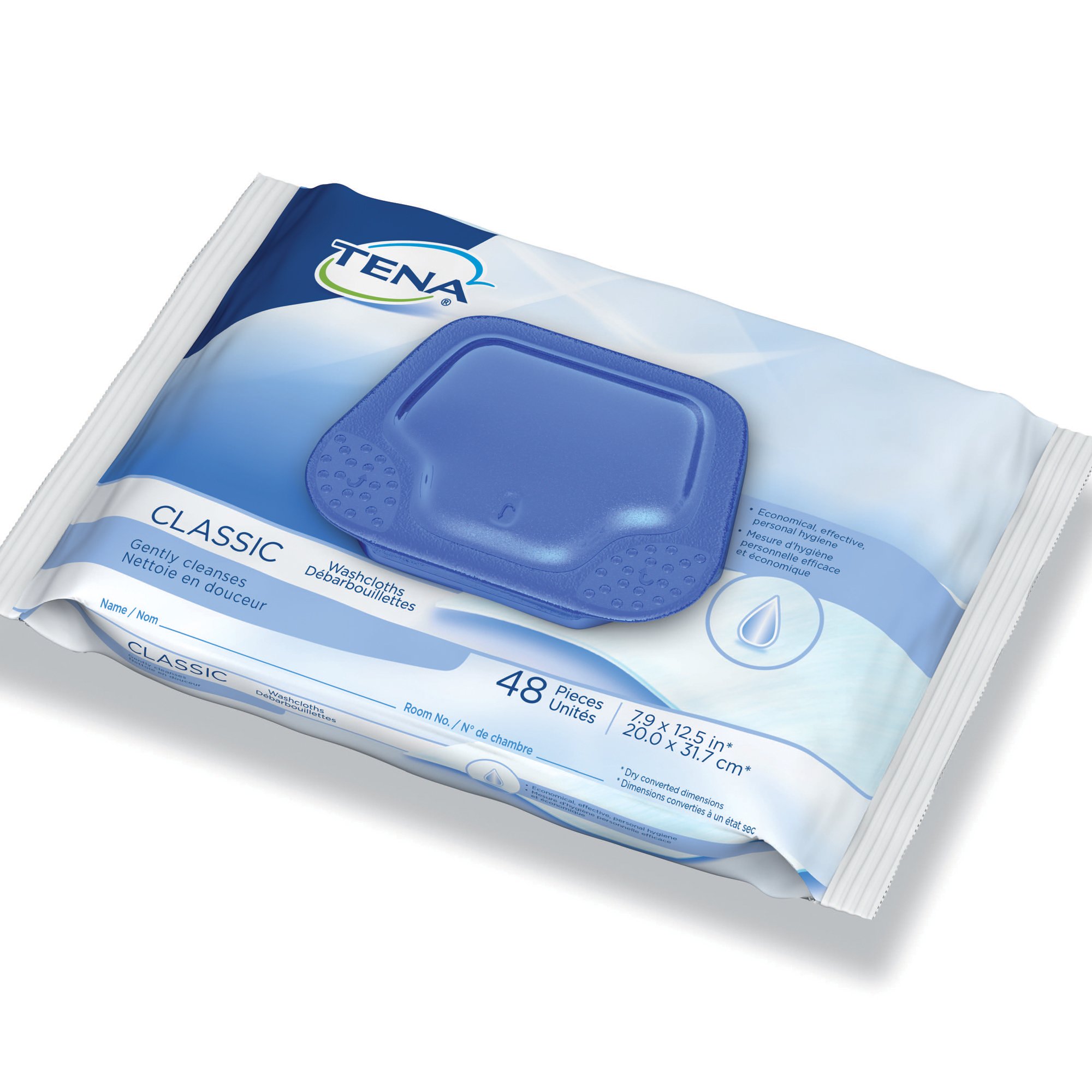 Tena® Classic Disposable Personal Cleansing Wipe, Alcohol-Free, Scented