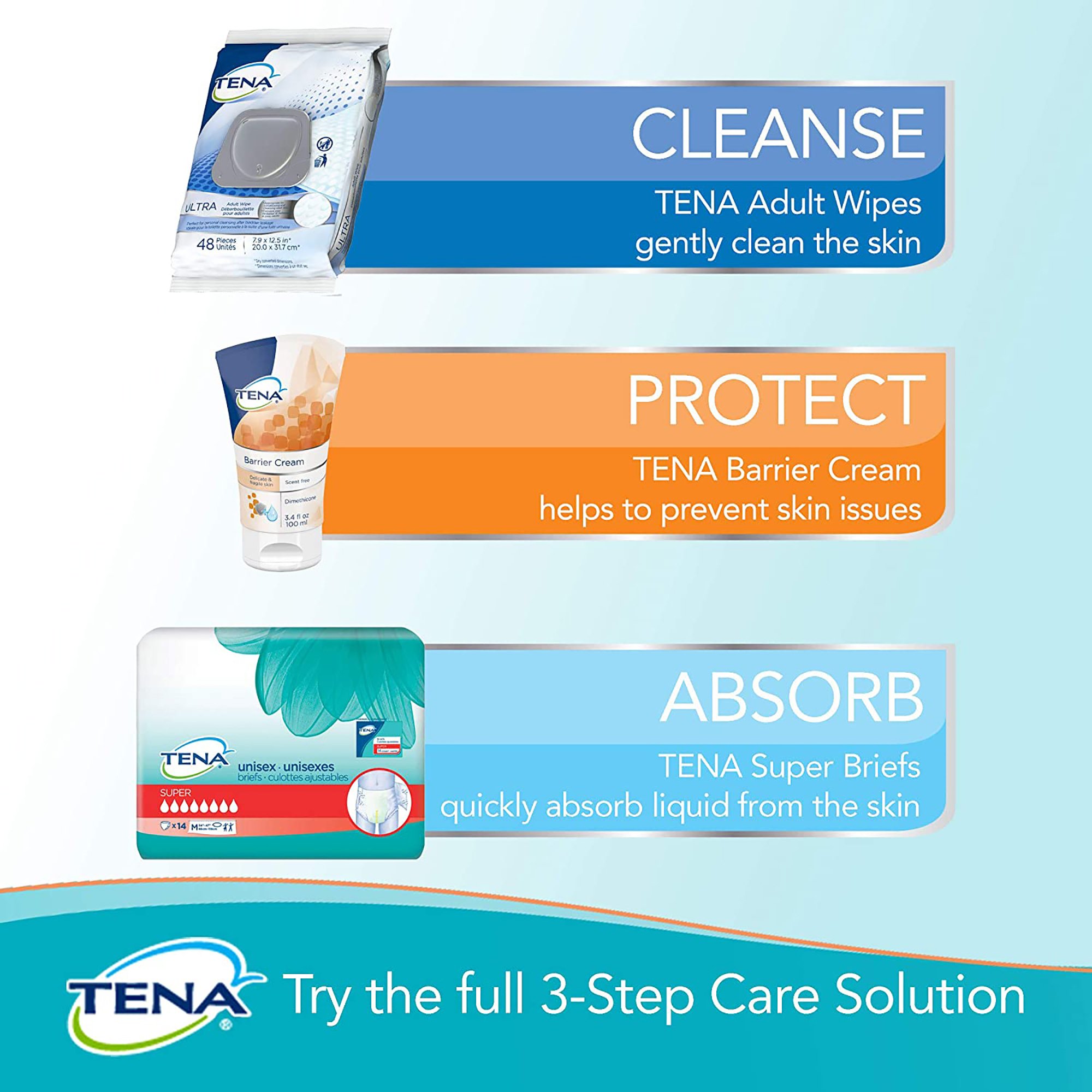 Tena® Classic Disposable Personal Cleansing Wipe, Alcohol-Free, Scented - Image 5