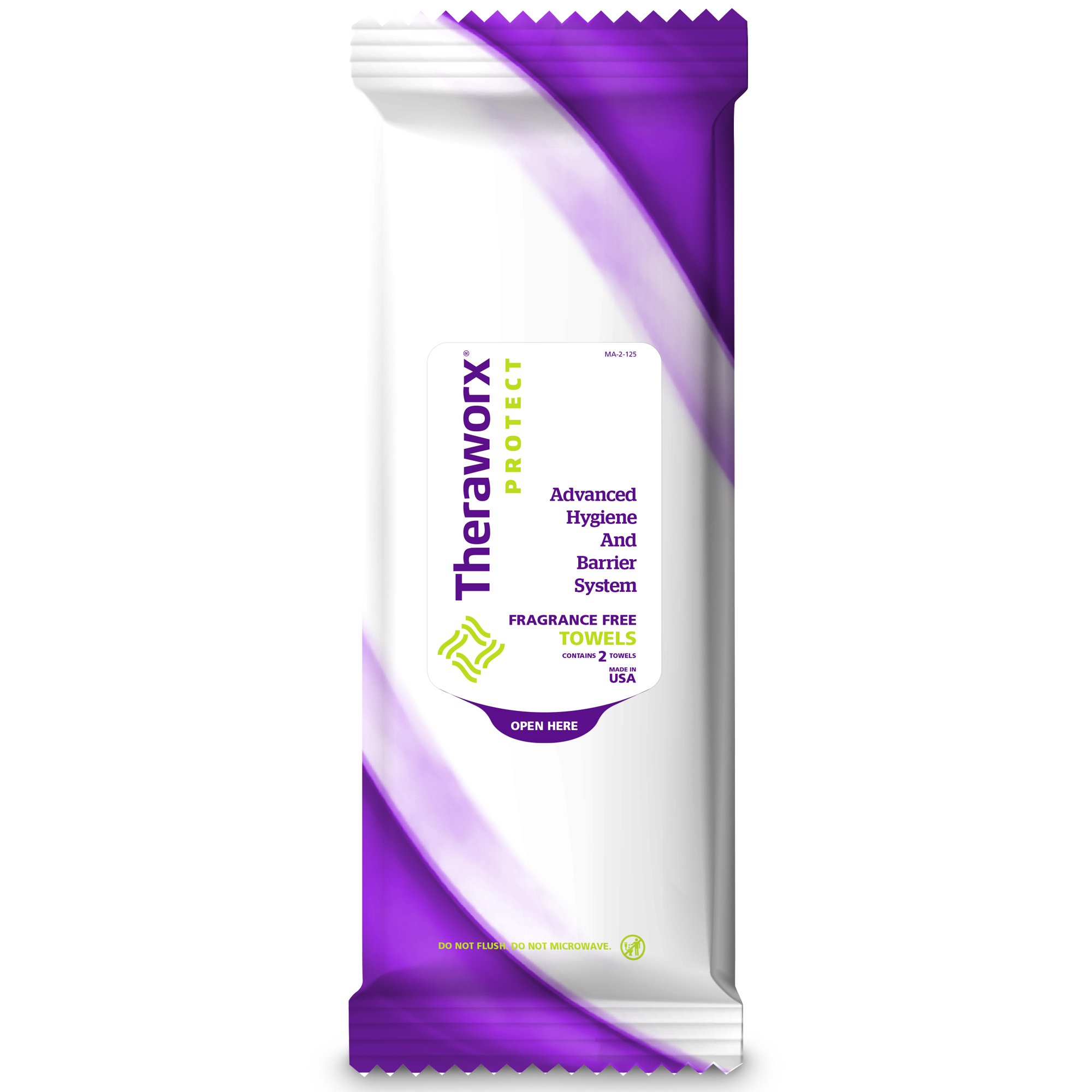 Theraworx® Unscented Bath Wipe, 2 Count