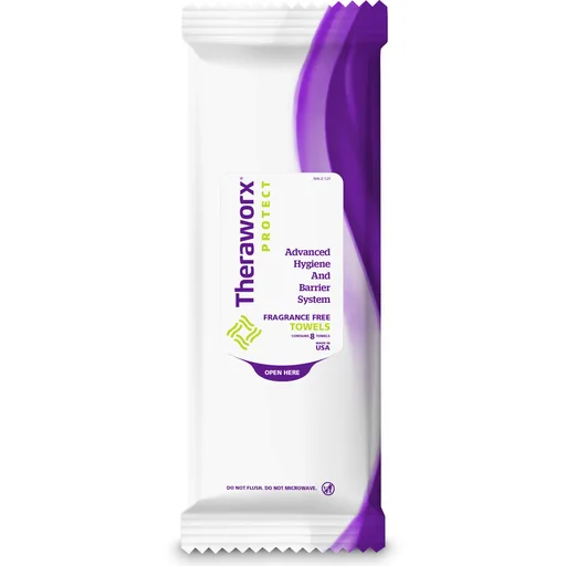 Theraworx® Unscented Bath Wipe, 8 Count