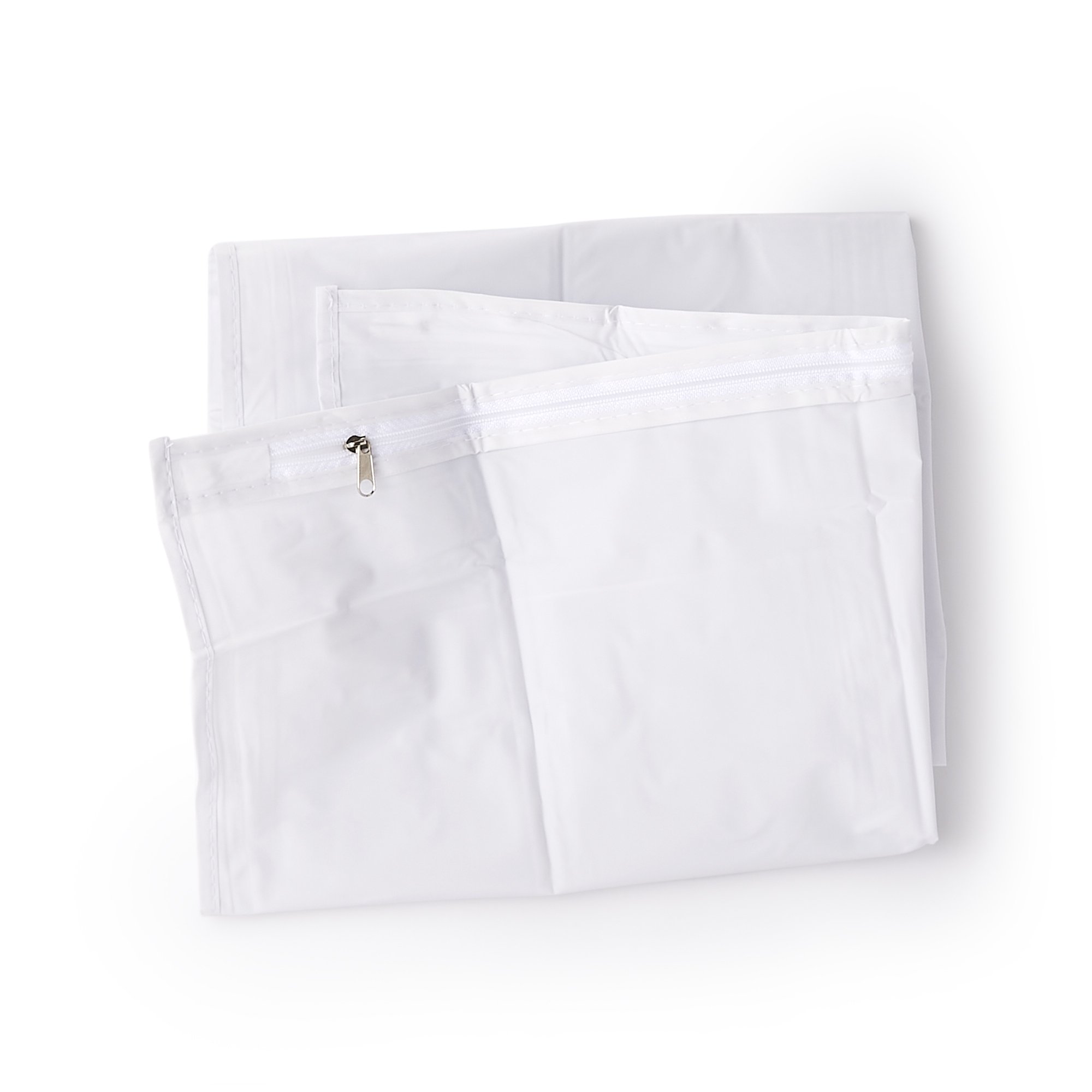 Mark-Clark® White 4 mil Plastistaff Pillow Cover With Zip, 21 x 27 Inch - Image 4