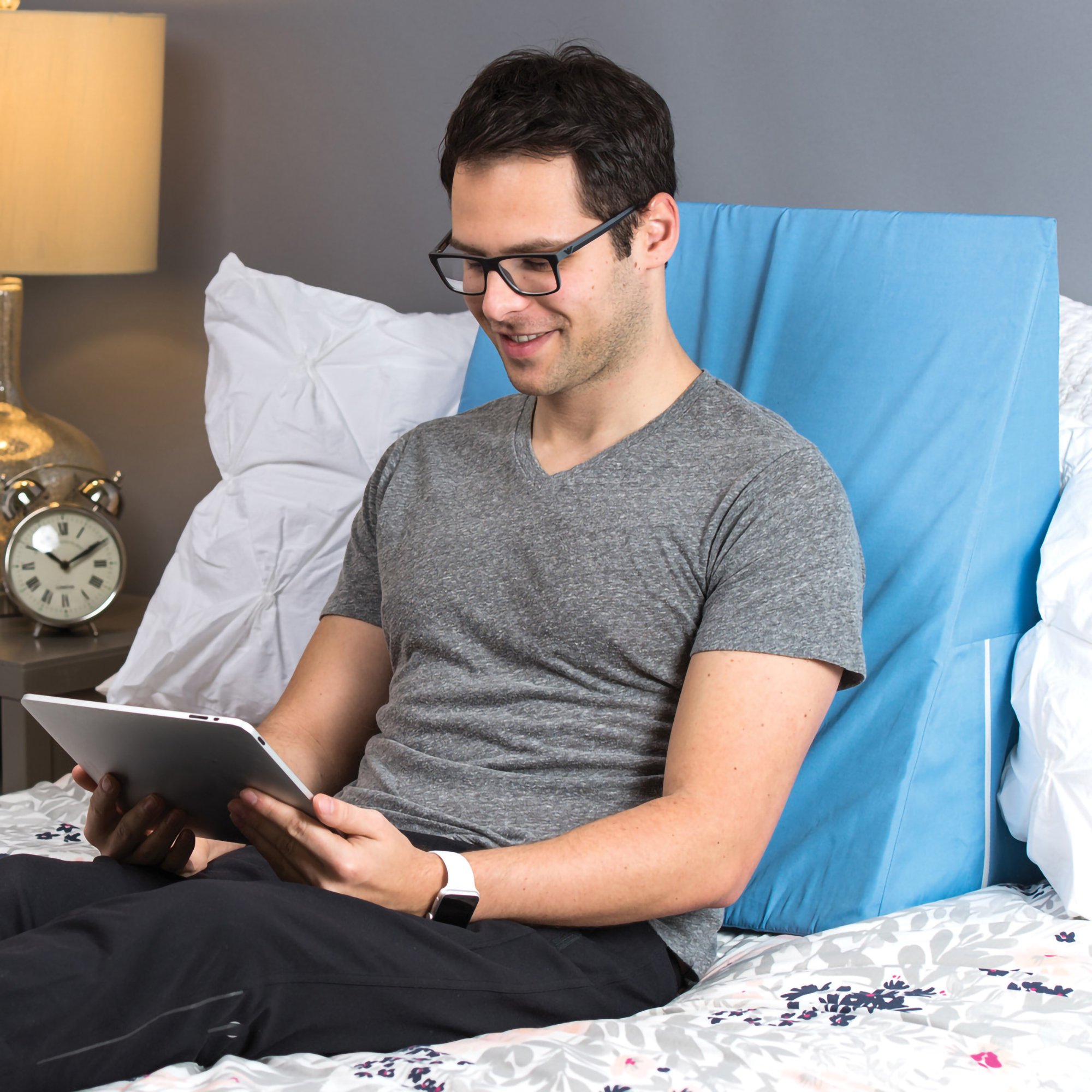 DMI® Bed Wedge, Foam, 24 in. L x 24 in. W x 10 in. H, Blue - Image 3