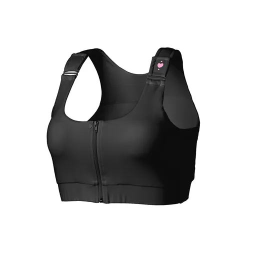 Shirl Post Surgical Bra, Black, X-Small
