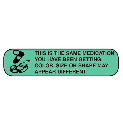 Apothecary Pre-Printed Pharmacy Label, 0.6 x 0.4 Inch