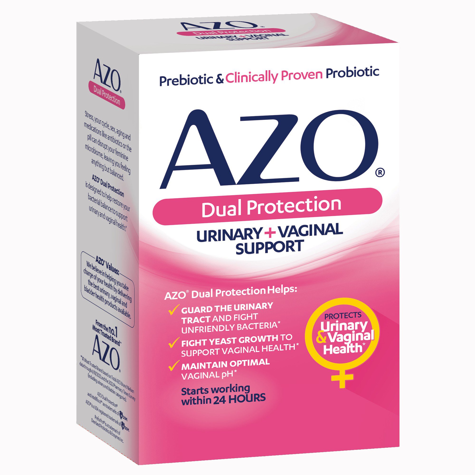 AZO® Dual Protection Urinary + Vaginal Support Capsules - Image 2