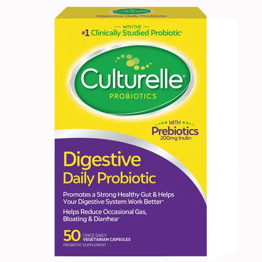 Culturelle® Digestive Daily Probiotic Capsules, 50 Capsules