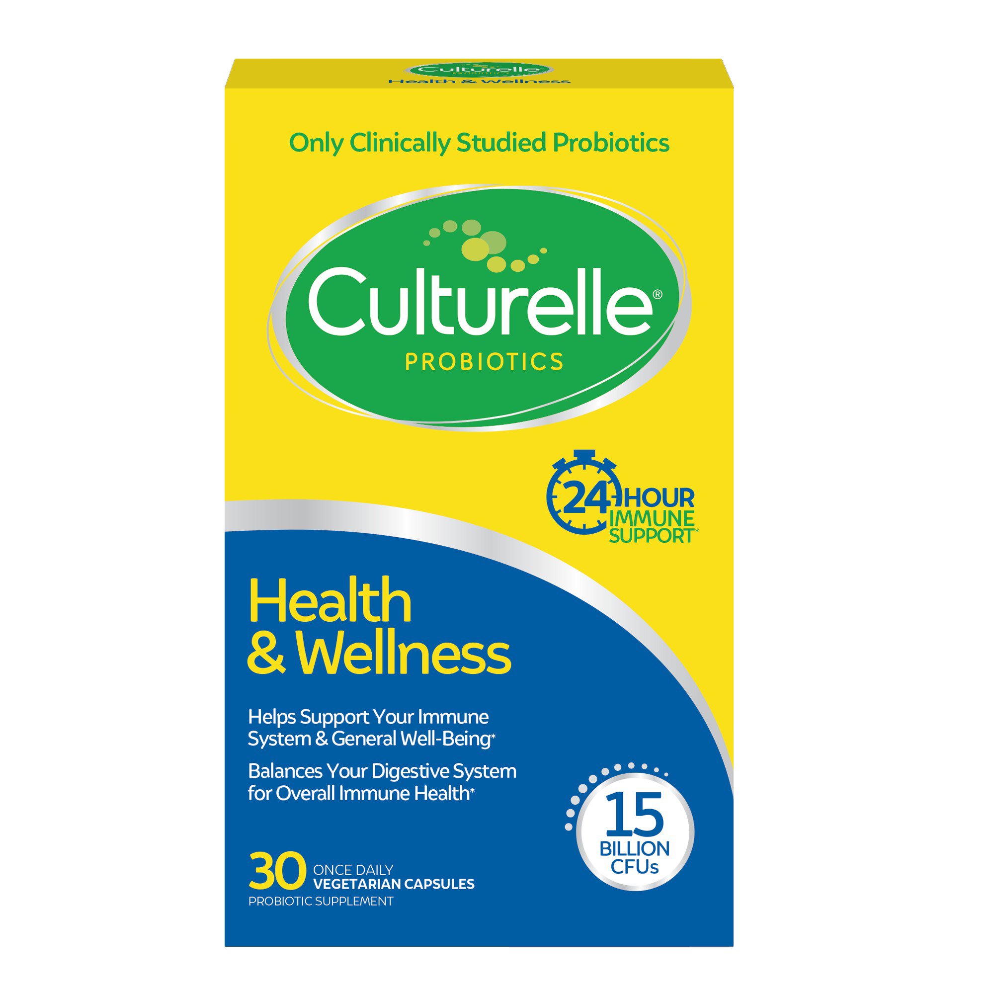 Culturelle® Health & Wellness Capsules with 24-Hour Immune Support - Image 2