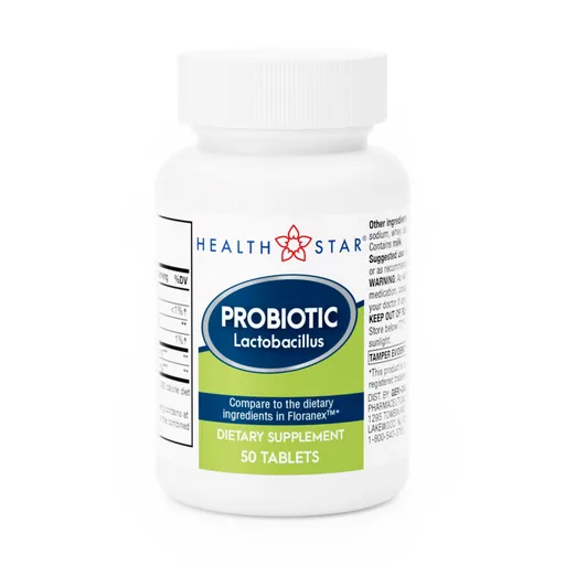 Health*Star® Lactobacillus Probiotic Dietary Supplement Tablets