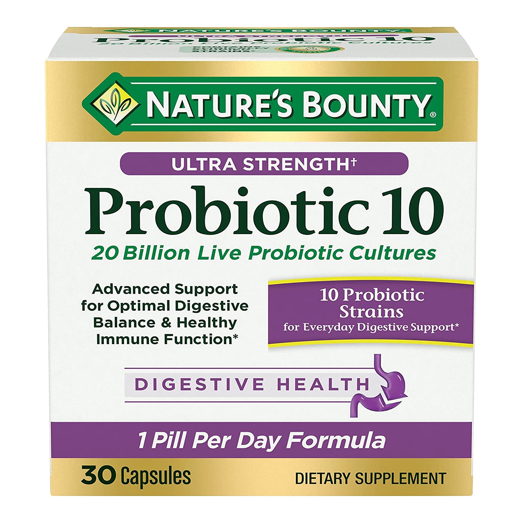 Nature's Bounty® Ultra Strength Probiotic 10 Capsules - Image 2