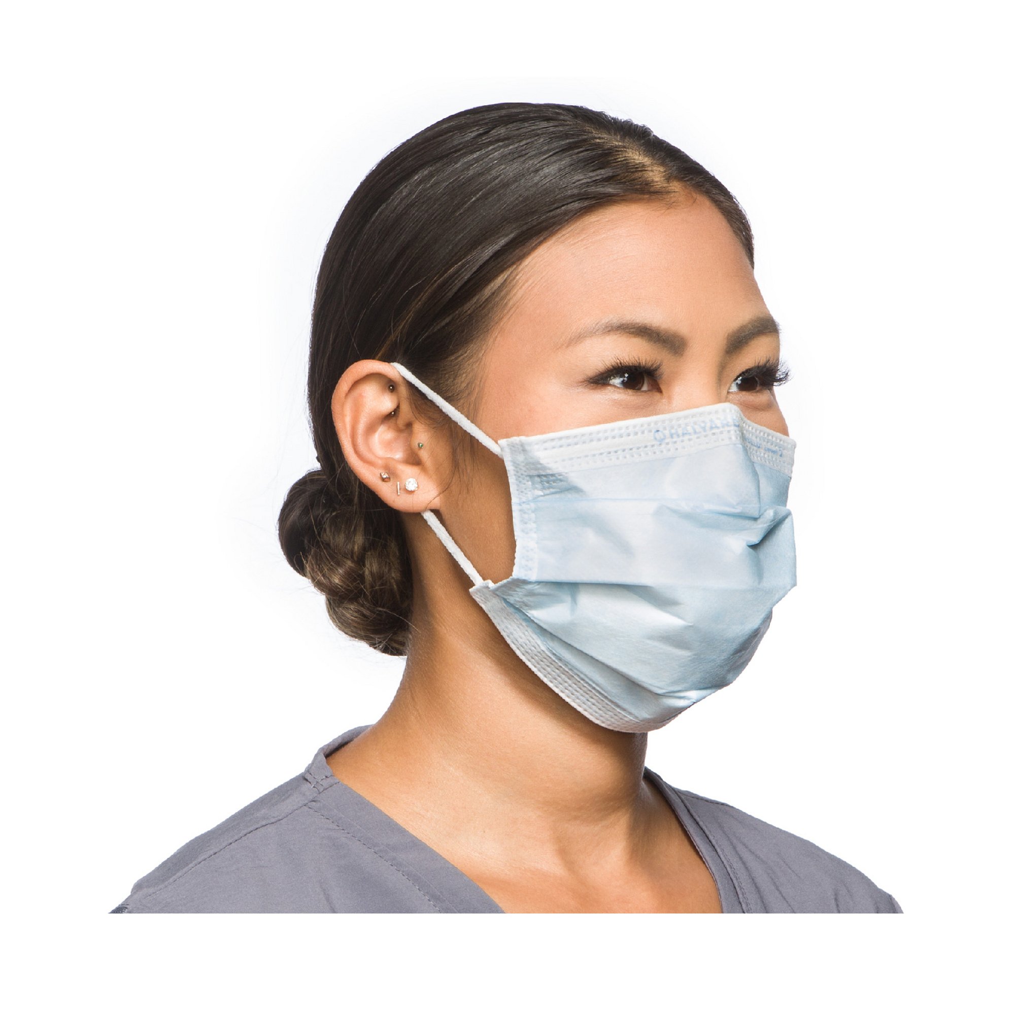 Halyard Fluidshield Level 2 Procedure Mask, One Size Fits Most - Image 2
