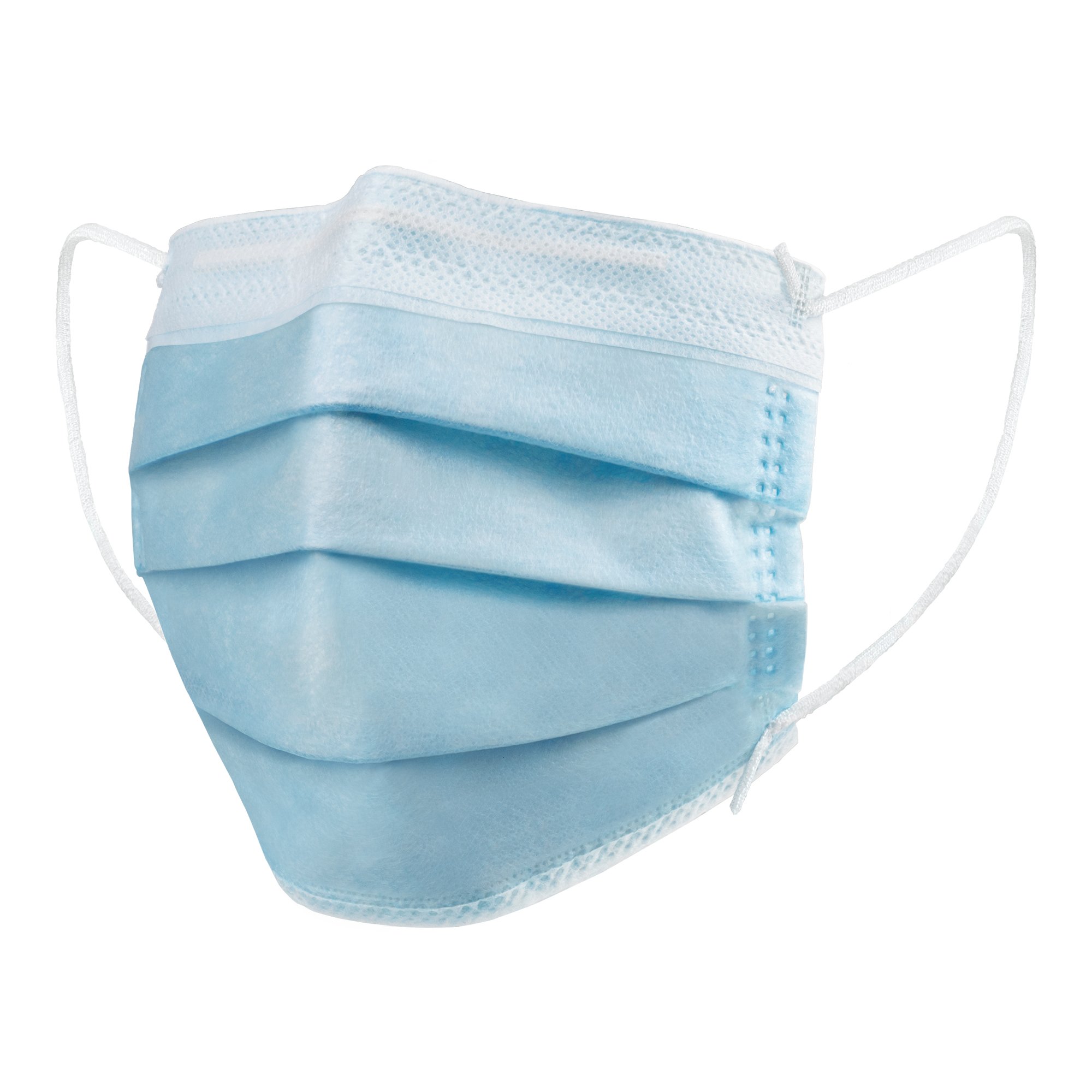 McKesson ASTM Level 1 Medical Face Masks, Blue - Image 2