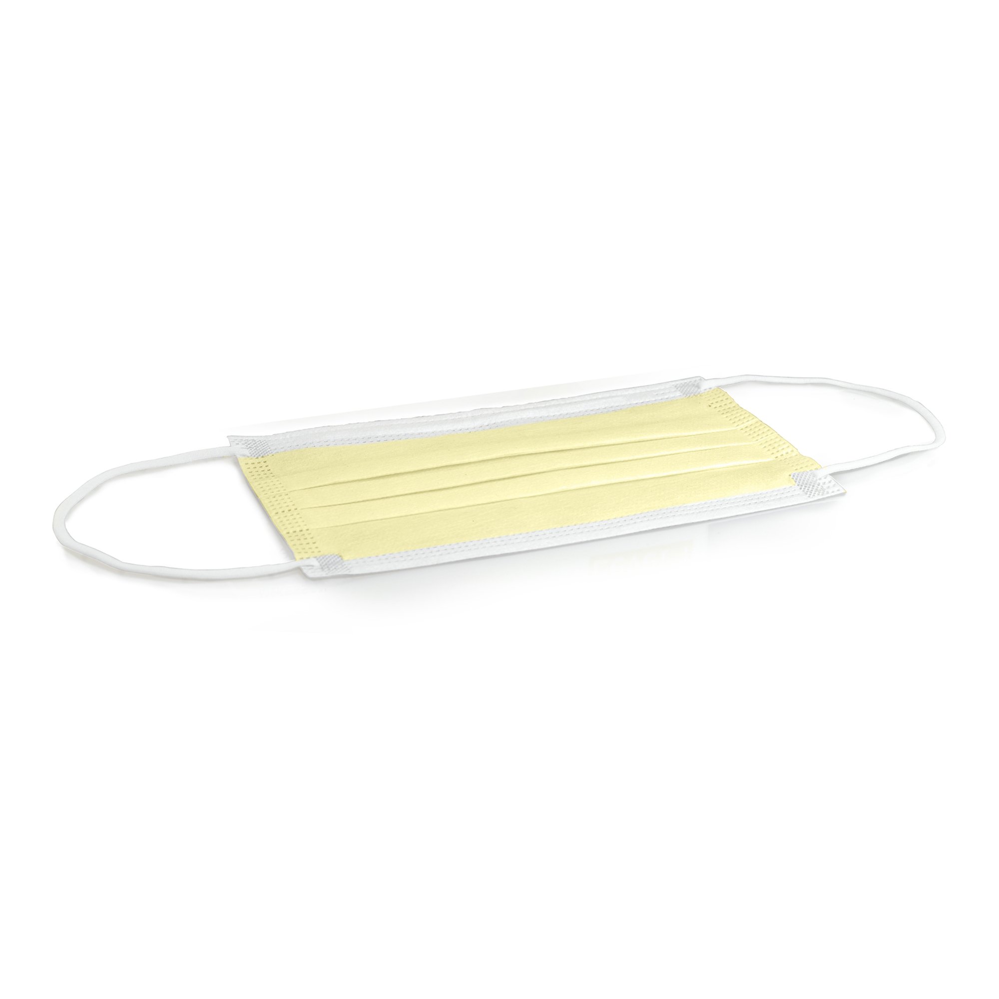 McKesson ASTM Level 1 Medical Face Masks, Yellow - Image 3