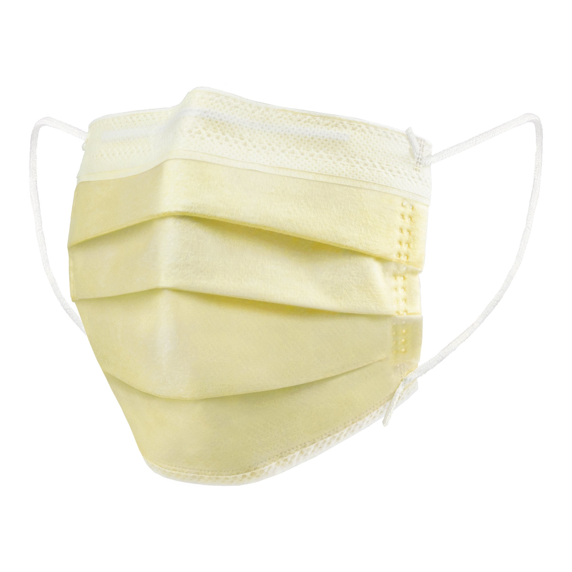 McKesson ASTM Level 1 Medical Face Masks, Yellow - Image 2