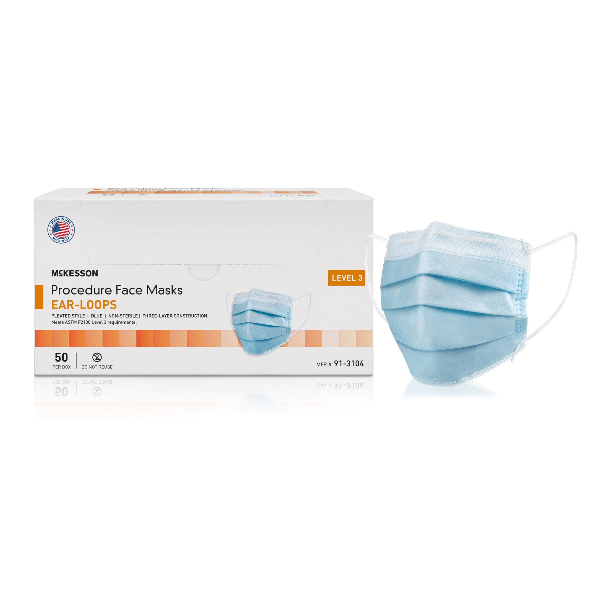 McKesson Procedure Masks, ASTM Level 3