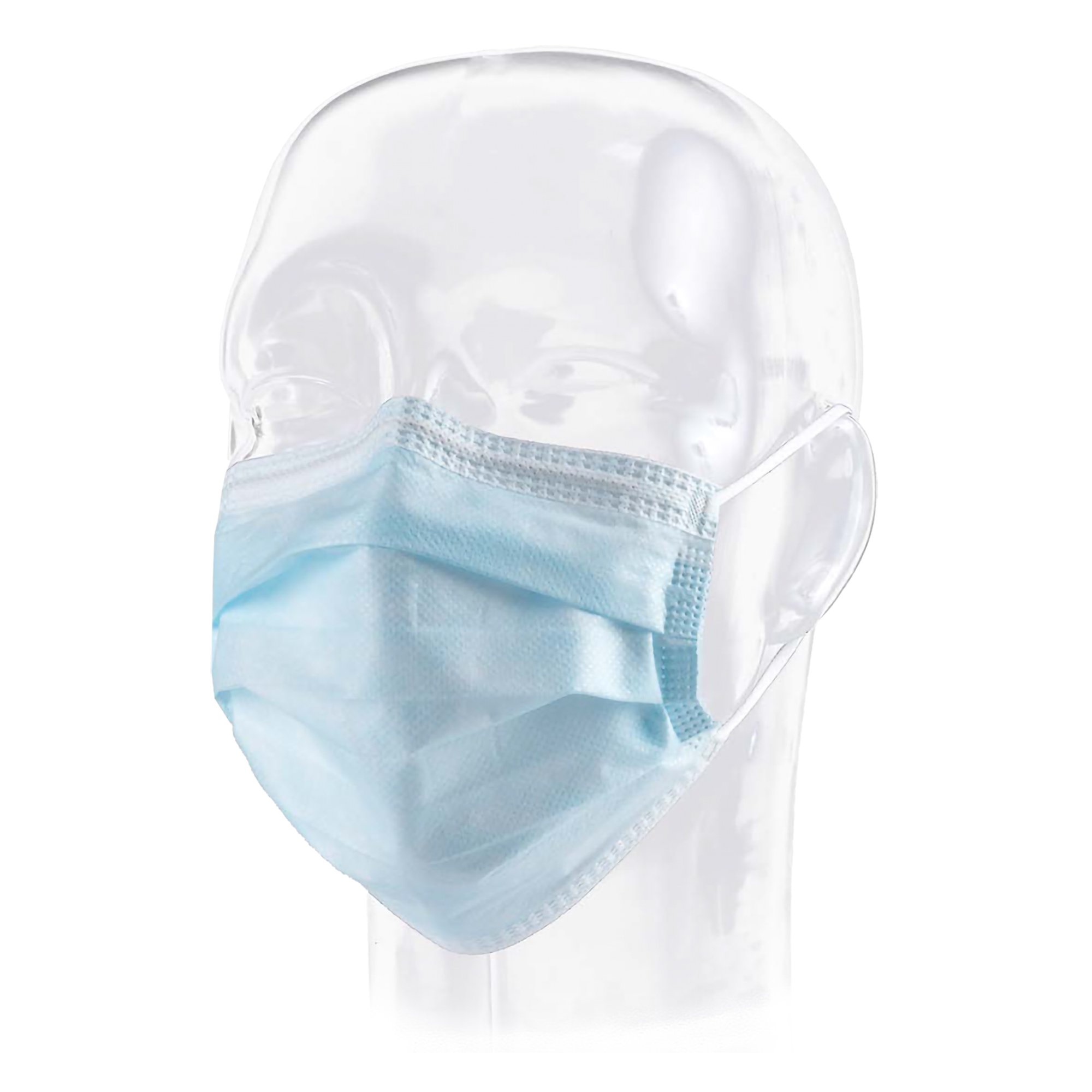 Precept® Pleated Procedure Mask, Blue, One Size Fits Most