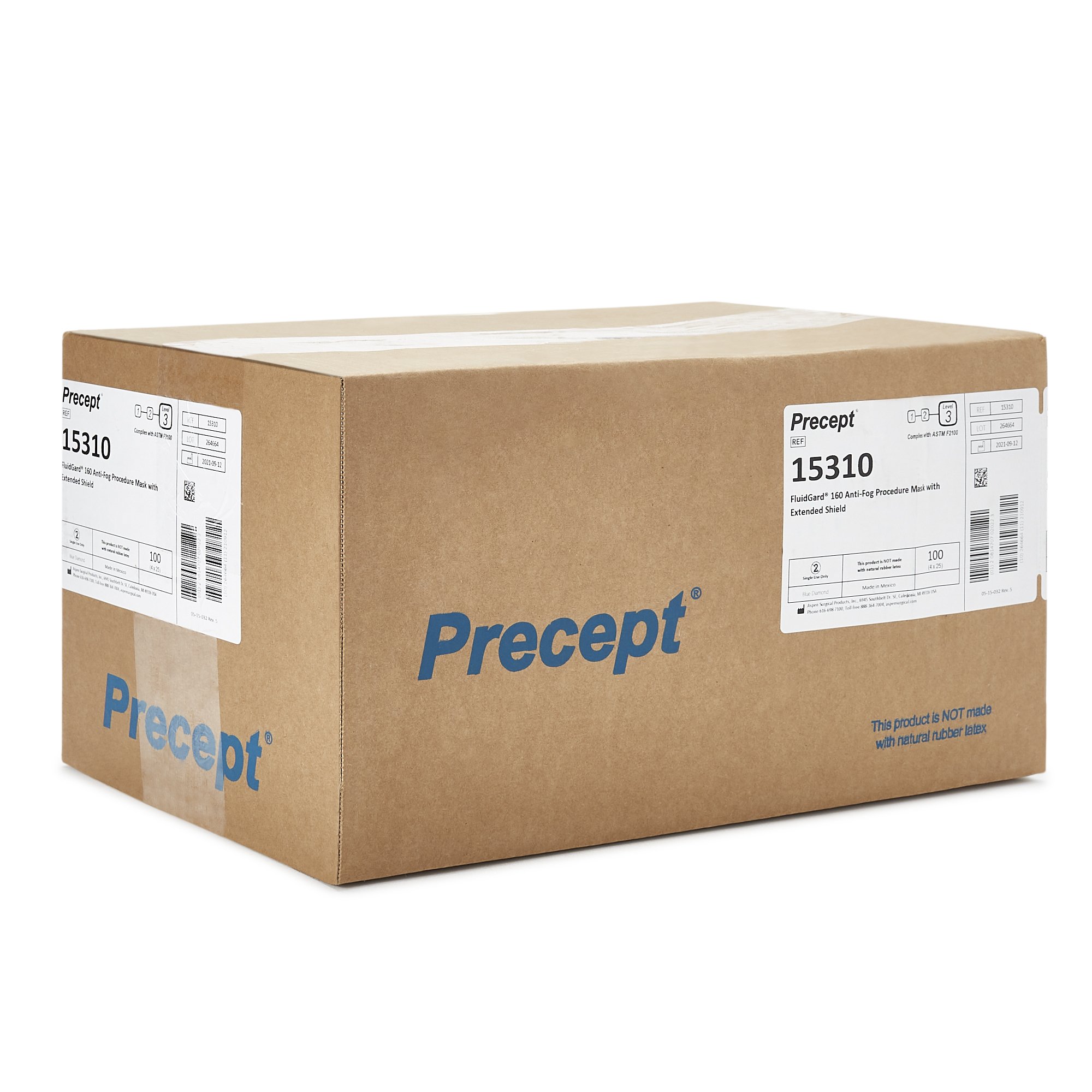 Fluidgard®160 Procedure Mask with Eye Shield - Image 4