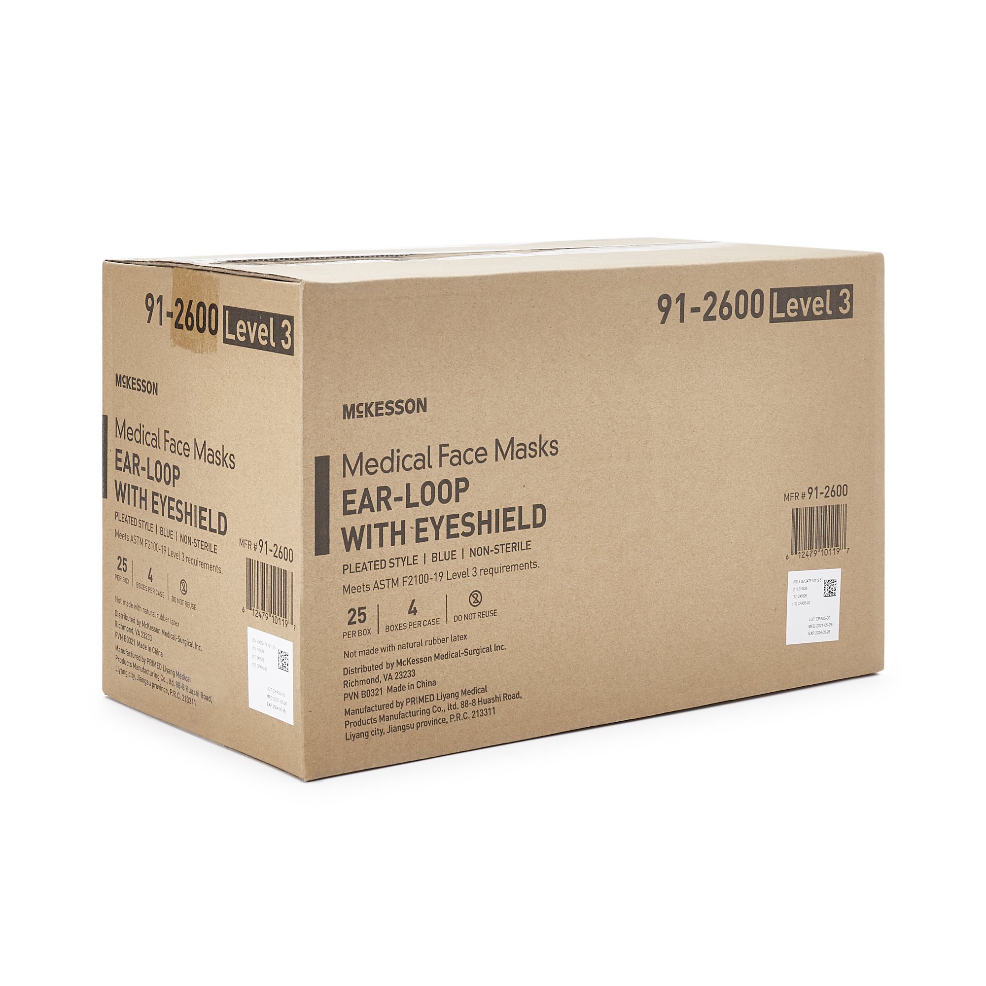 McKesson Procedure Mask with Eye Shield - Image 4