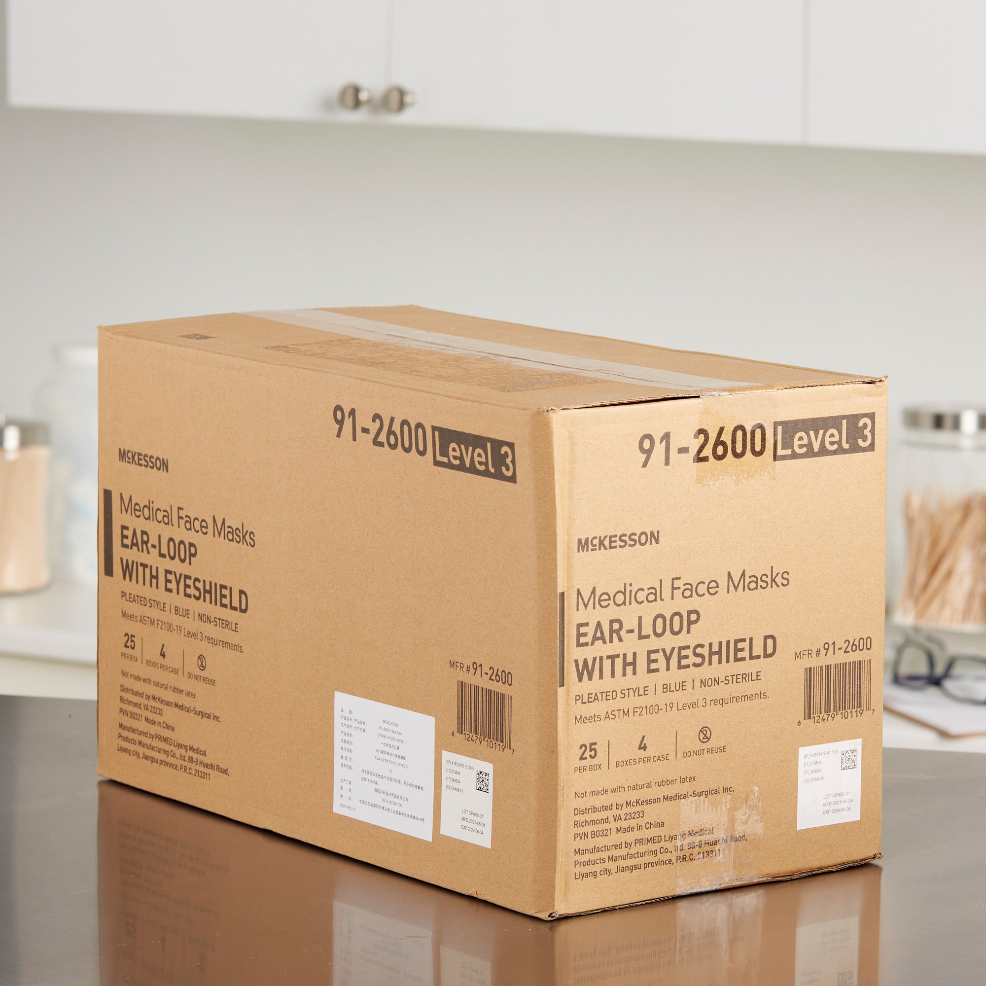 McKesson Procedure Mask with Eye Shield - Image 7