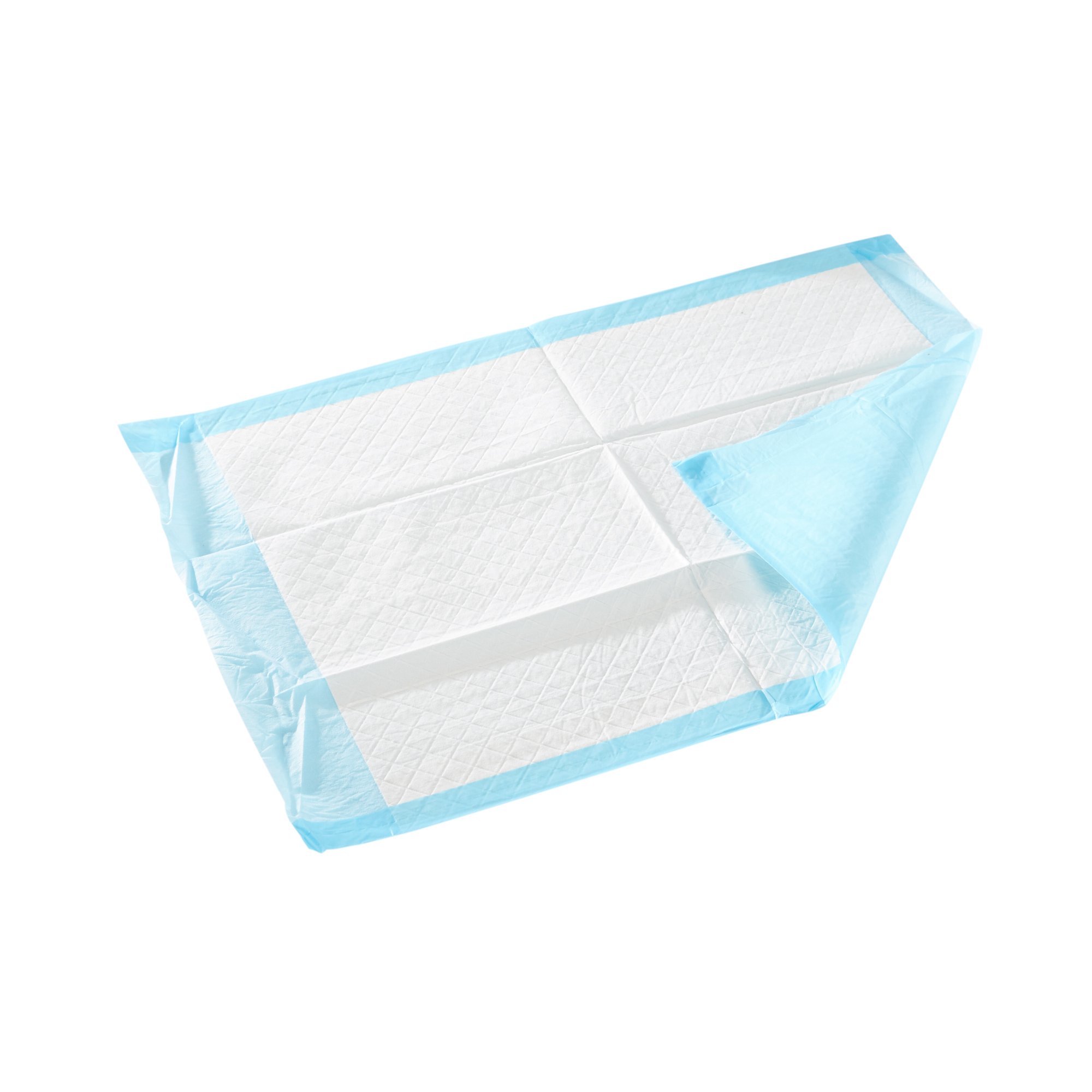 McKesson Nonsterile Blue Procedure Underpad, 17 x 24 Inch - Image 4