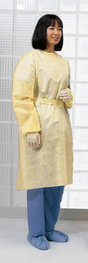 Cardinal Health™ Isolation Gown, Extra Large, Yellow