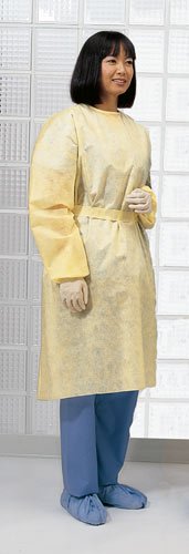 Cardinal Health™ Protective Procedure Gown, One Size Fits Most, Yellow