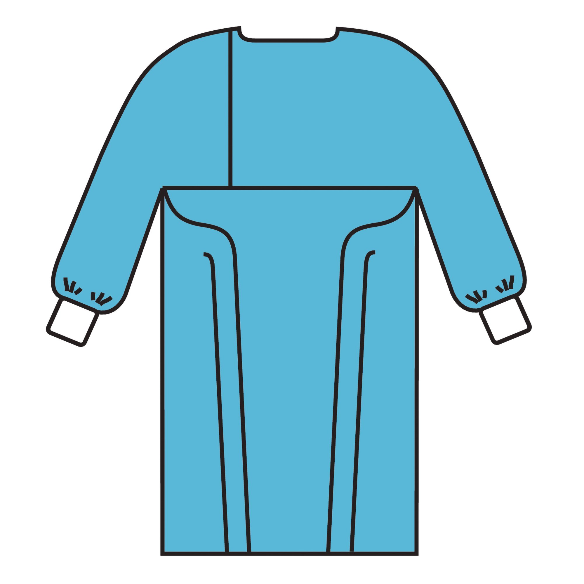 Halyard Over-the-Head Protective Procedure Gown - Image 7