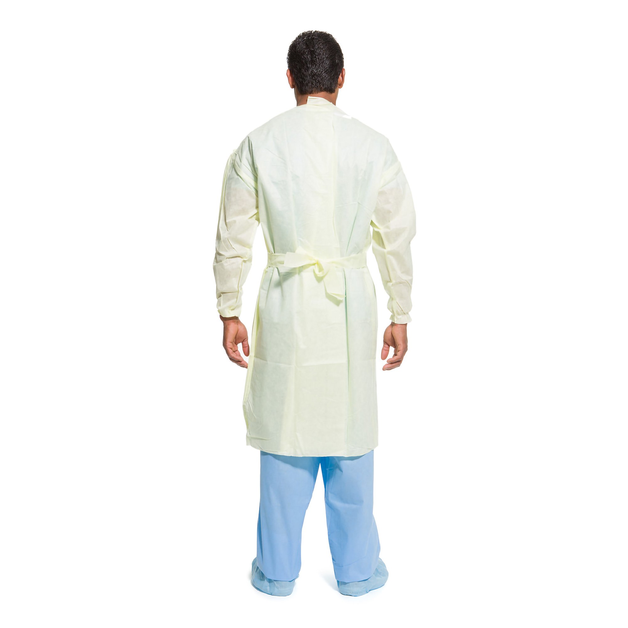 Halyard Protective Procedure Gown, Large, Yellow - Image 2