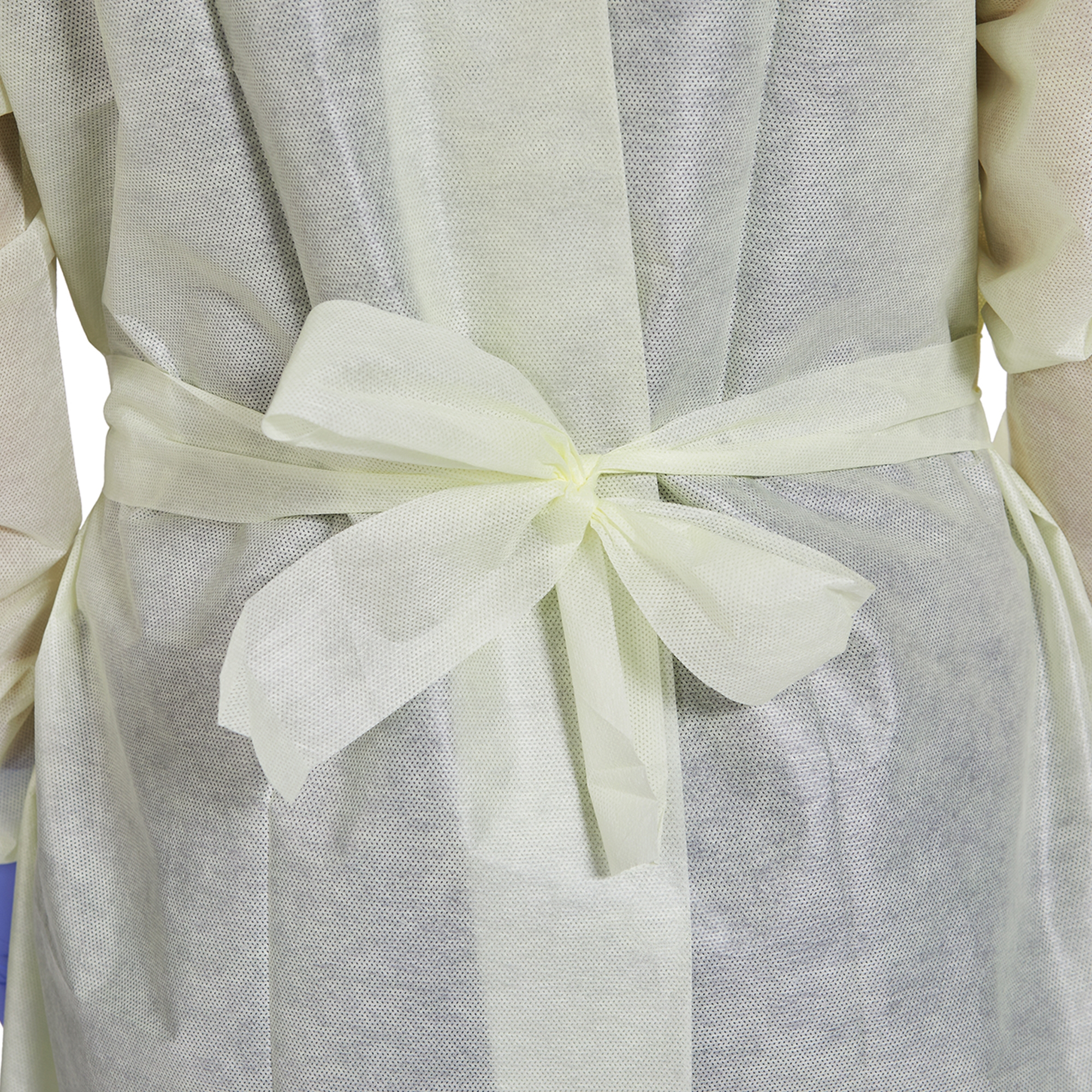 McKesson AAMI Level 2 Isolation Gown, Tape Tab Neck Style, One Size Fits Most - Image 4