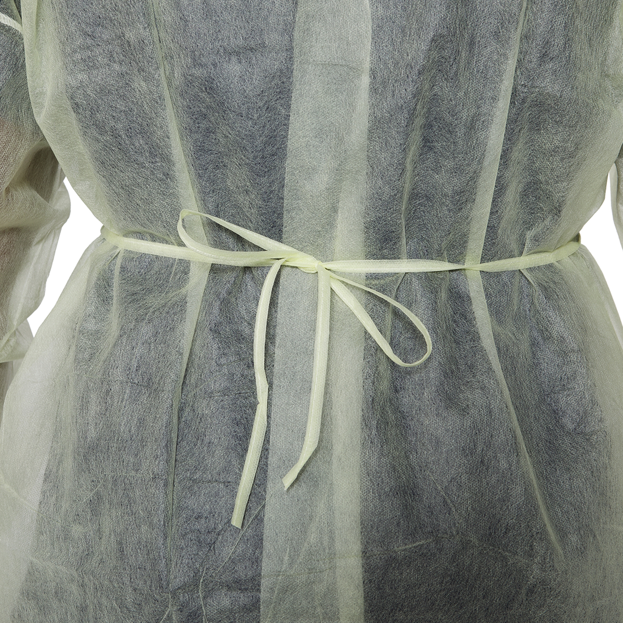 McKesson Nonrated Isolation Gowns, Yellow, One Size Fits Most - Image 3