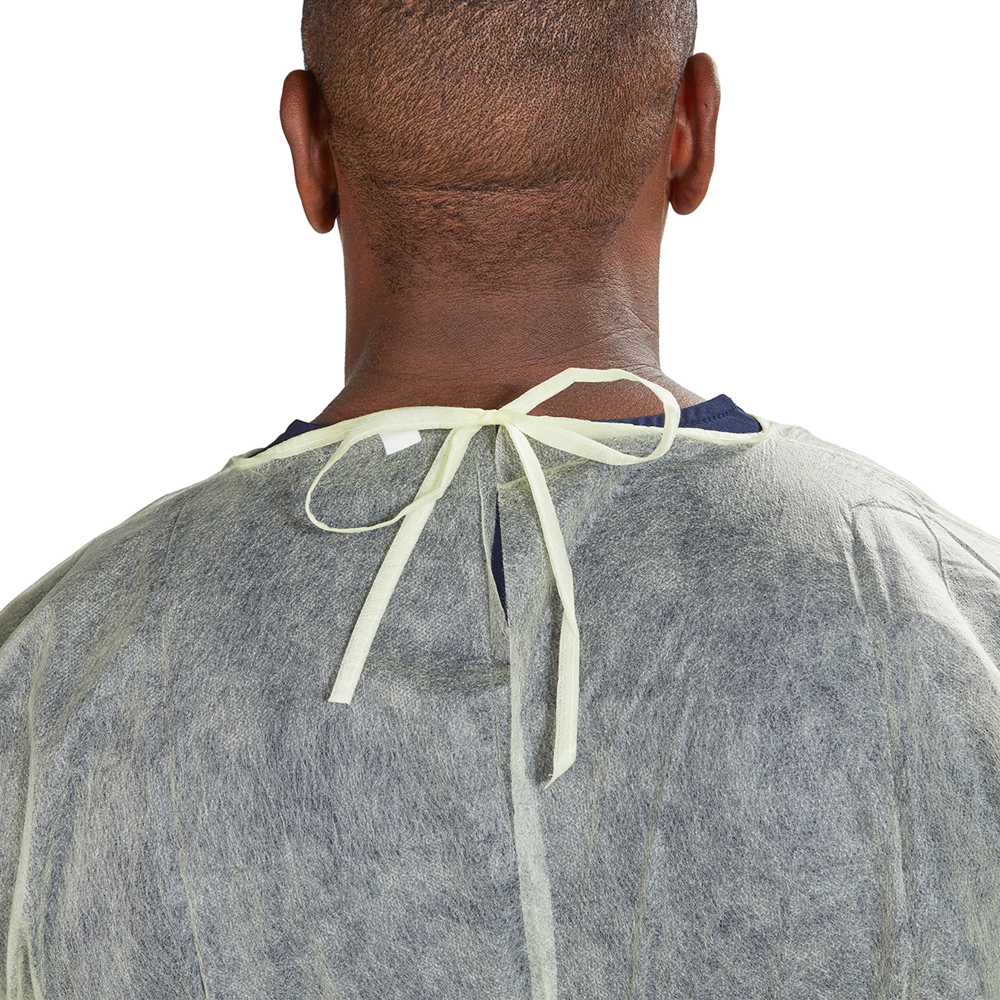 McKesson Nonrated Isolation Gowns, Yellow, One Size Fits Most - Image 4