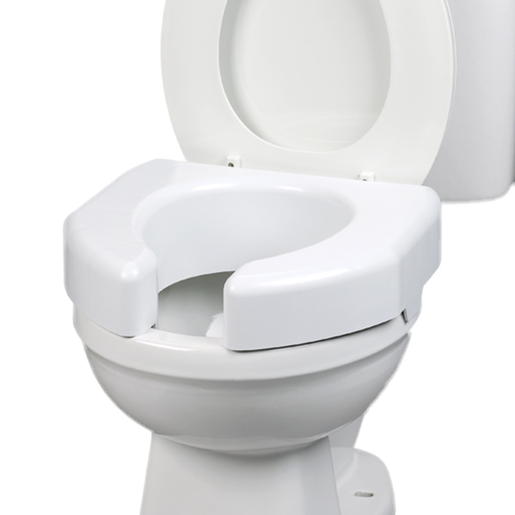 Maddak Basic Open Front Elevated Toilet Seat - Image 3
