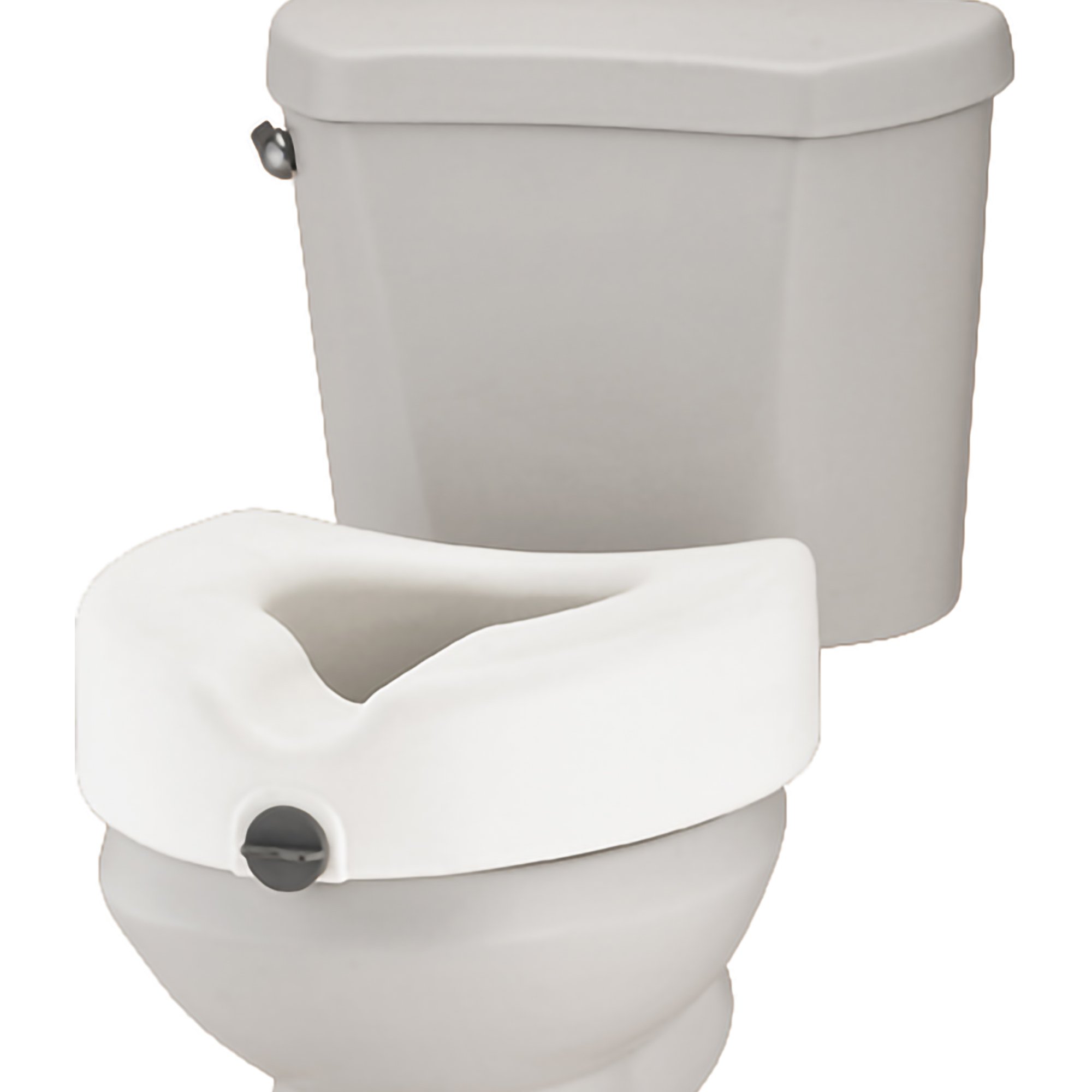 Nova Locking Raised Toilet Seat, 5 Inch Height - Image 2