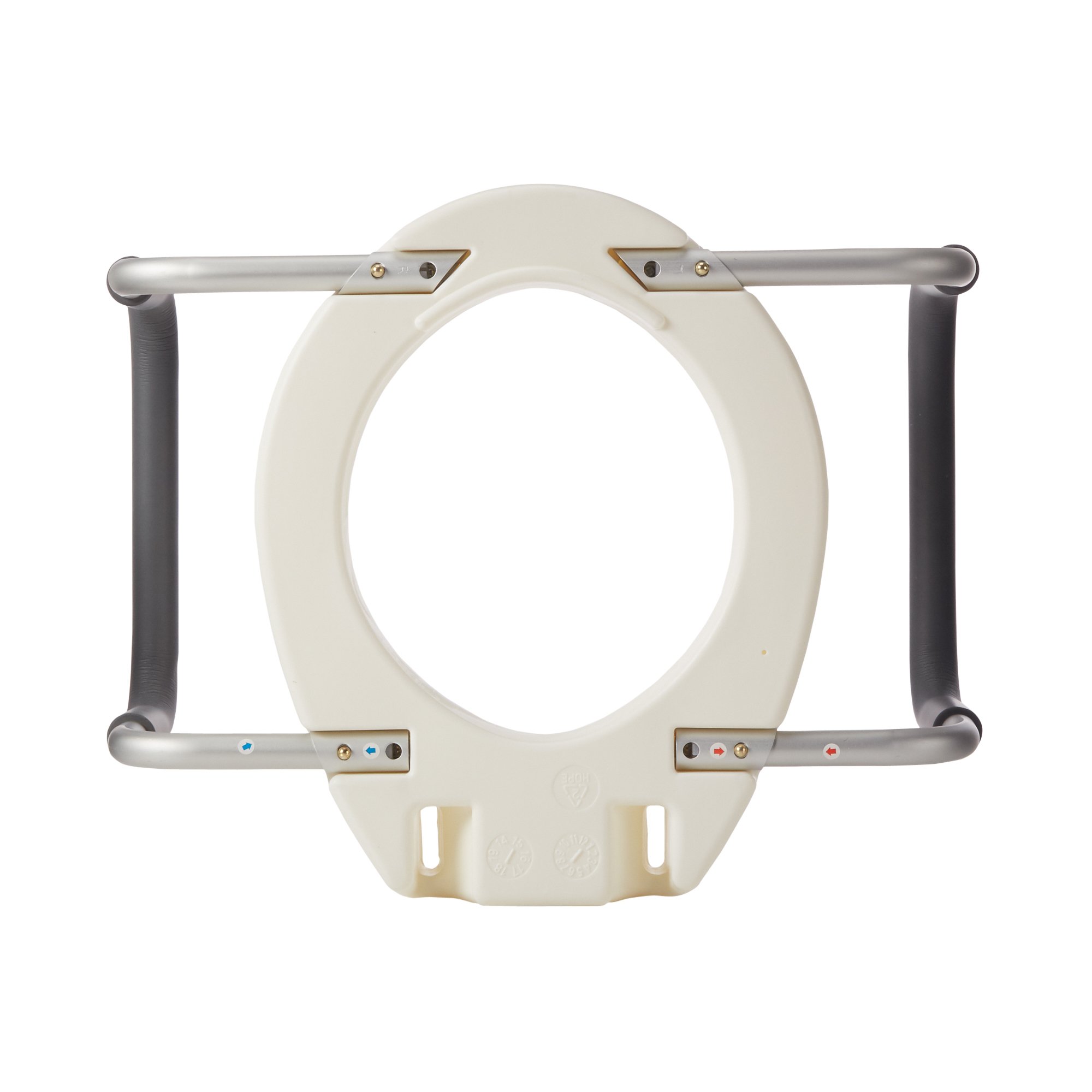 drive™ Premium Raised Toilet Seat with Removable Arms - Image 3