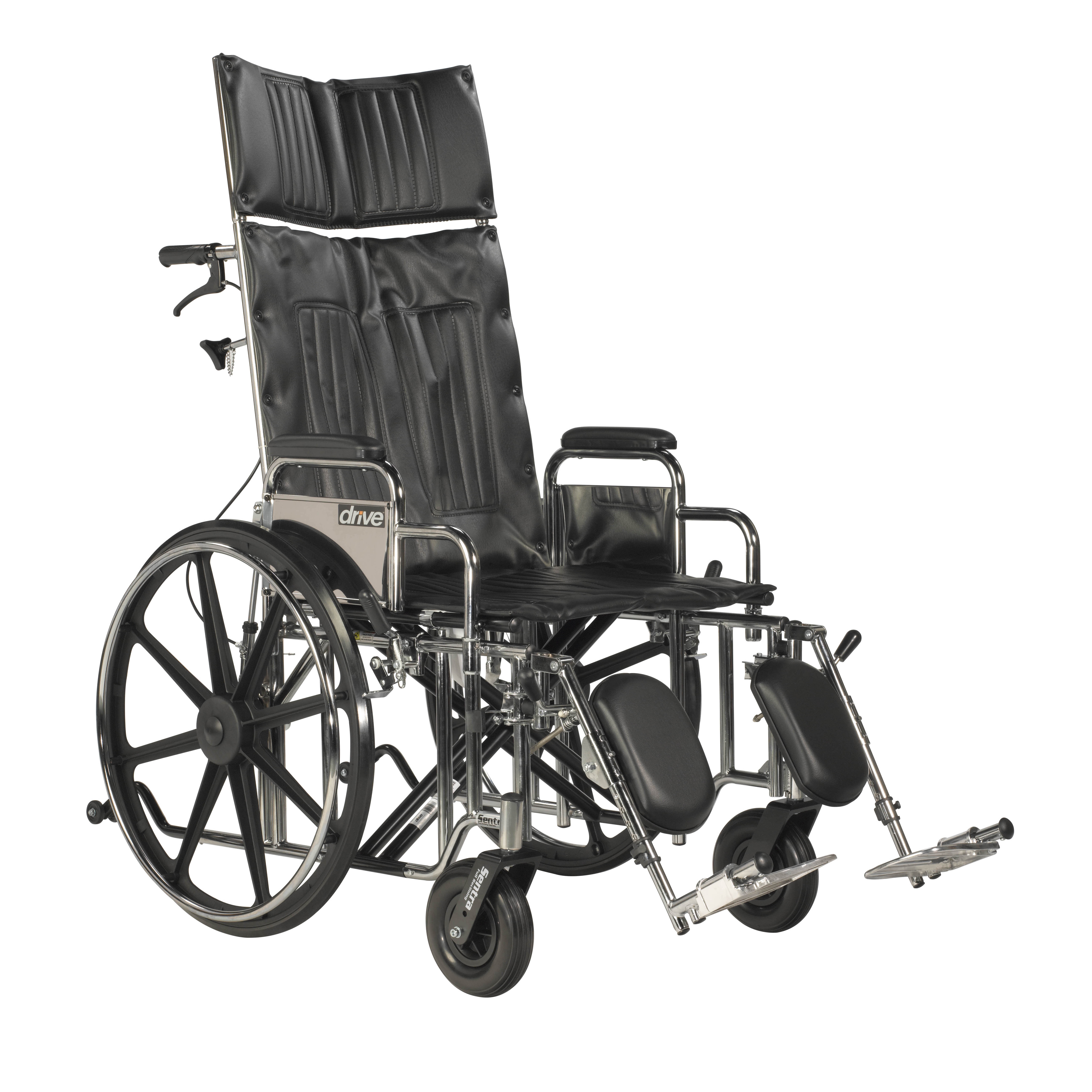 drive™ Sentra Reclining Wheelchair, 22-Inch Seat Width - Image 2