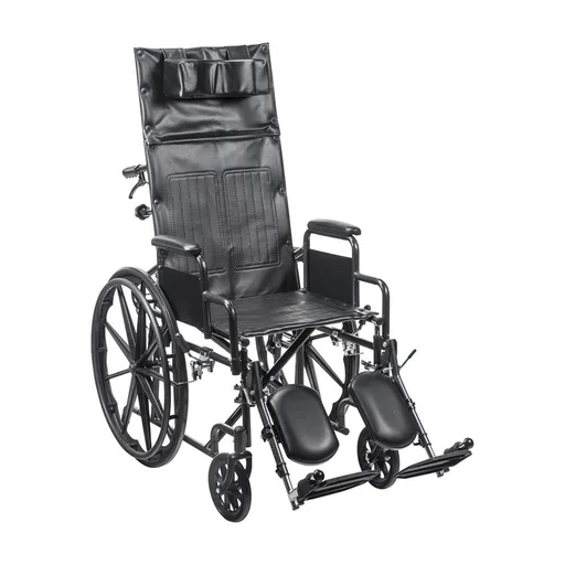 drive™ Silver Sport Reclining Wheelchair, 16-Inch Seat Width
