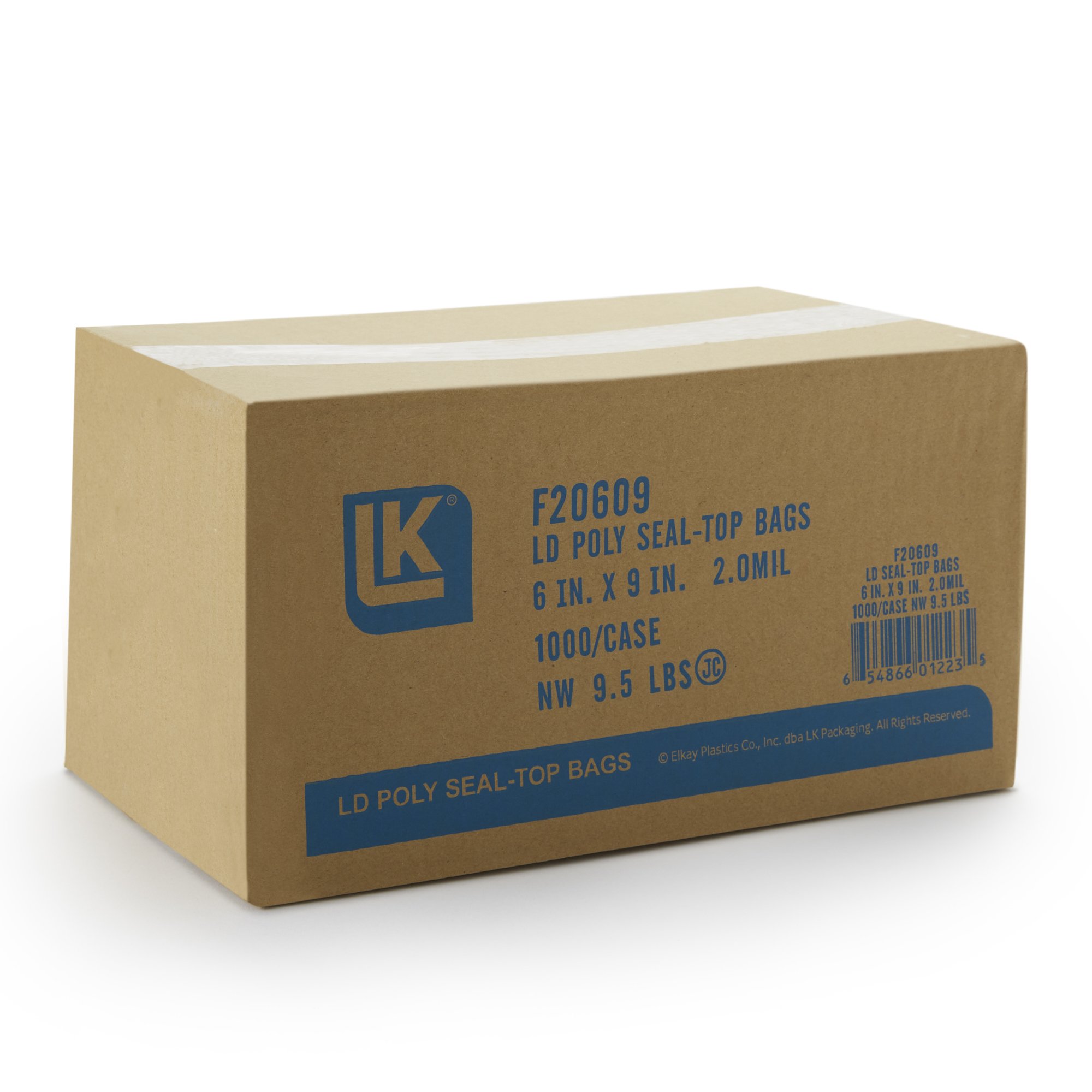 LK® Clear Line Zipper Reclosable Bag, 6 x 9 Inch - Image 3