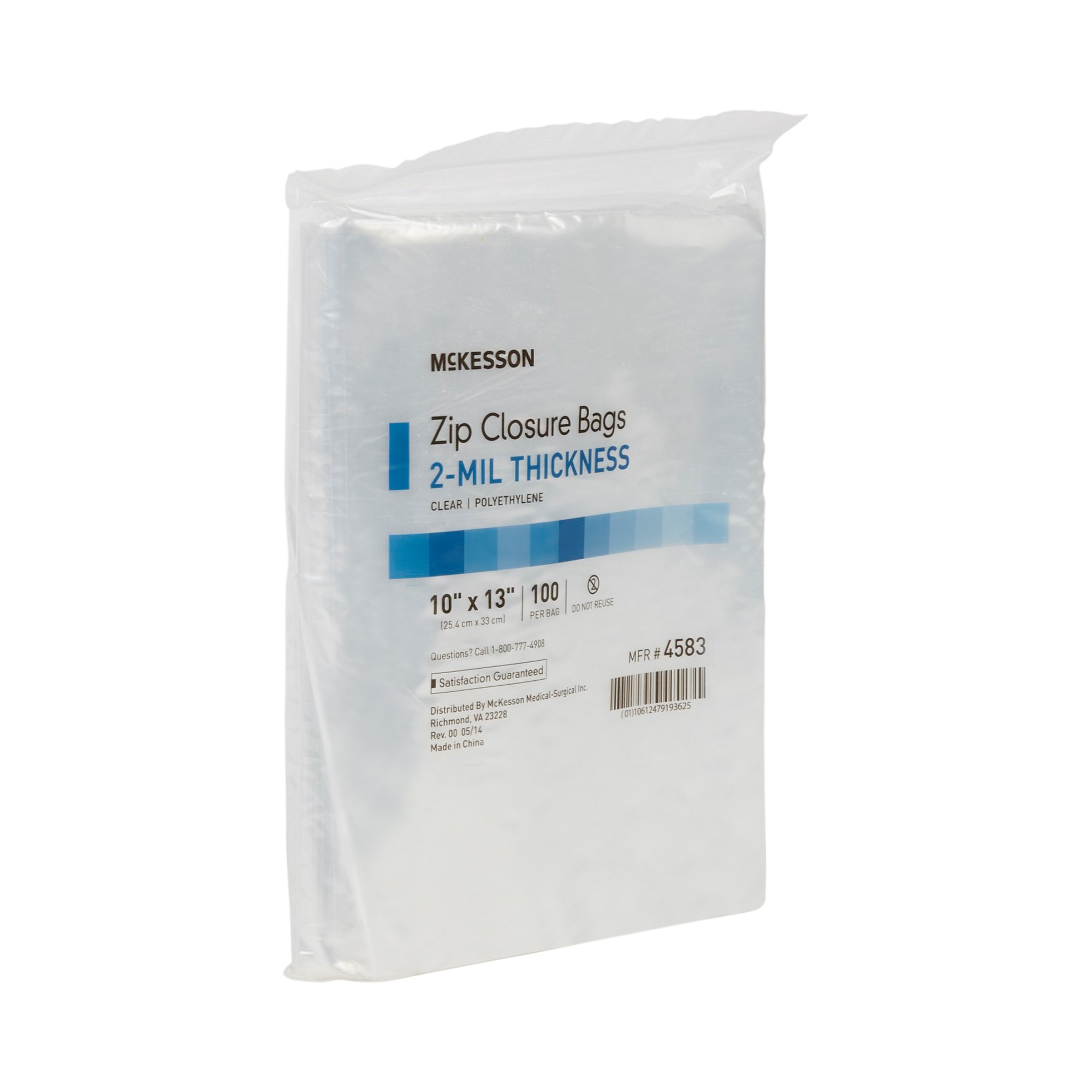 McKesson Zip Closure Bag, 10 X 13 Inches - Image 3
