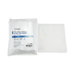 McKesson Zip Closure Bag, 12 x 12 in.